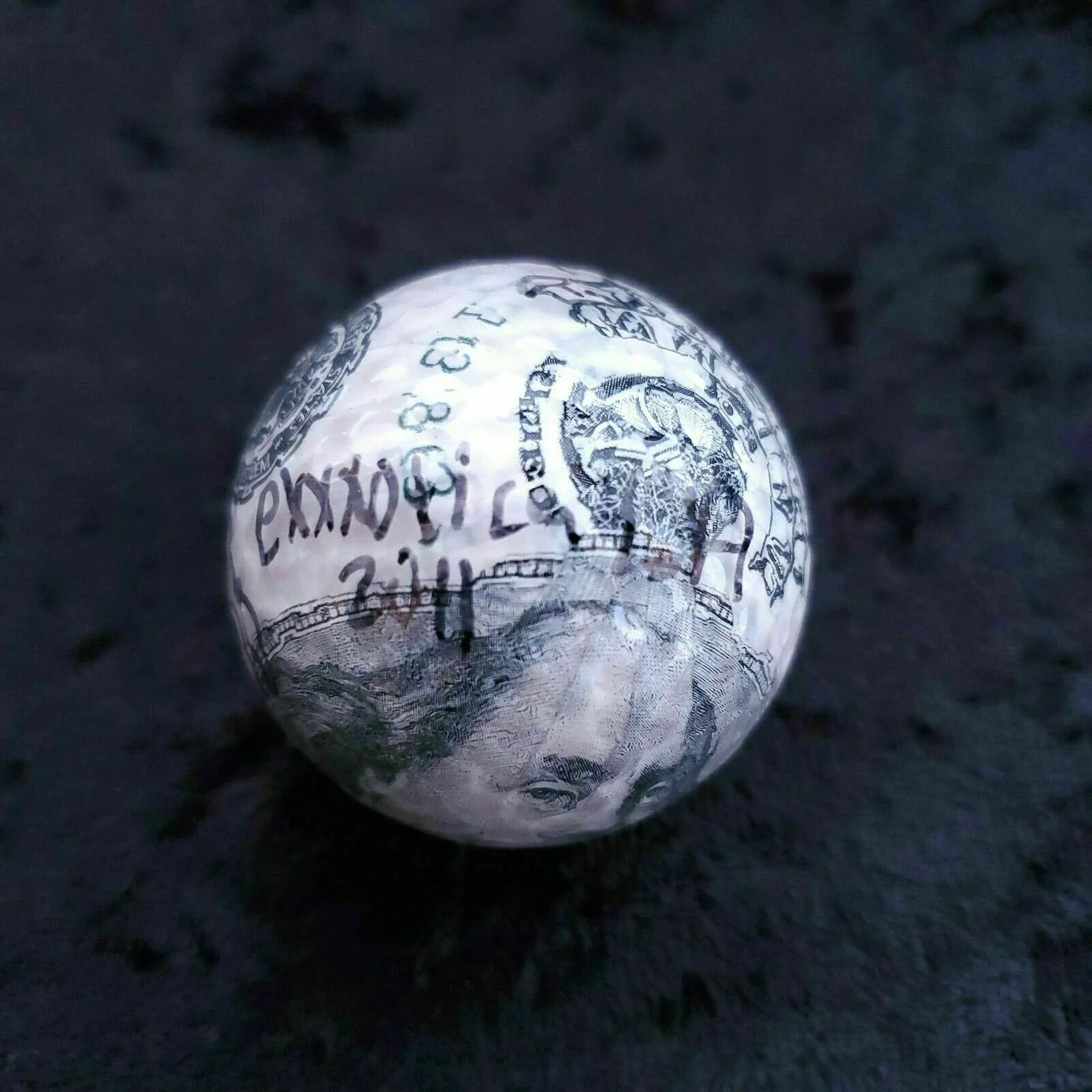 Josyln James — Joslyn James Adult Film Star Model Signed Golf Ball Tiger Woods Mistress COA, изображение 3