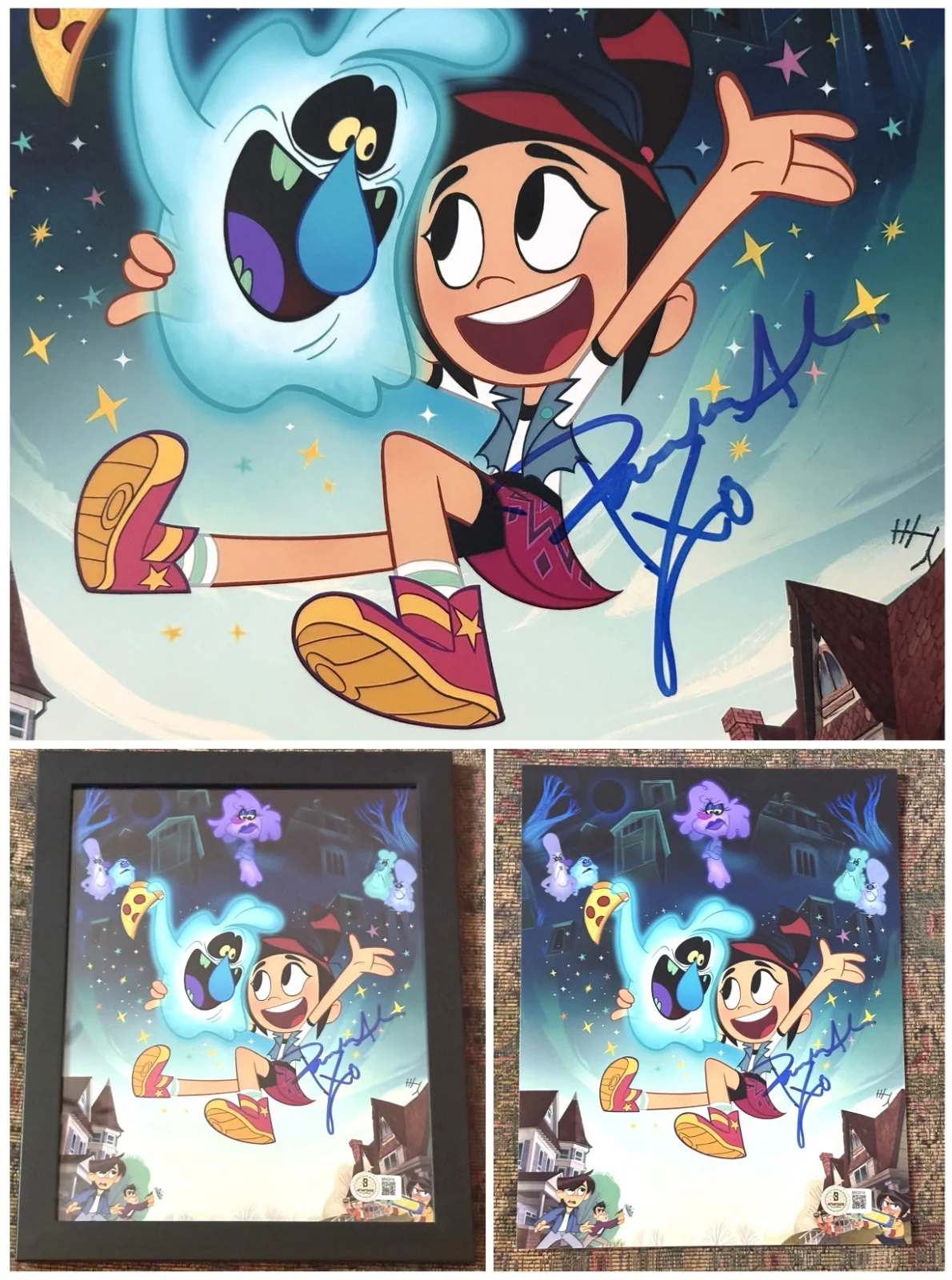 Pamela Adlon — Pamela Adlon Signed, Framed Ghost & Molly McGee 8X10 Photo with COA Bobby Hill