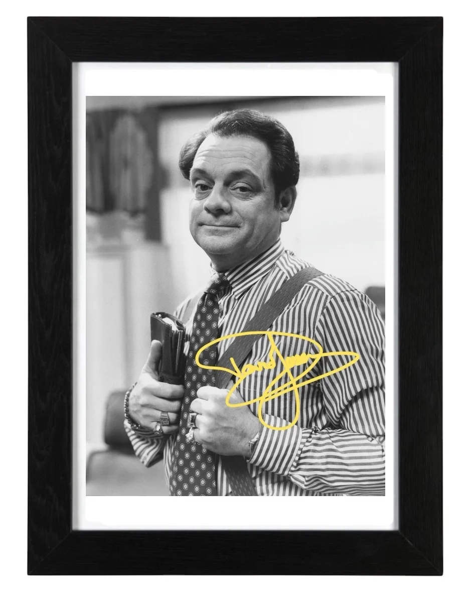 David Jason Signed Autograph PHOTO Pre Print / Framed / Only Fools and Horses, изображение 2