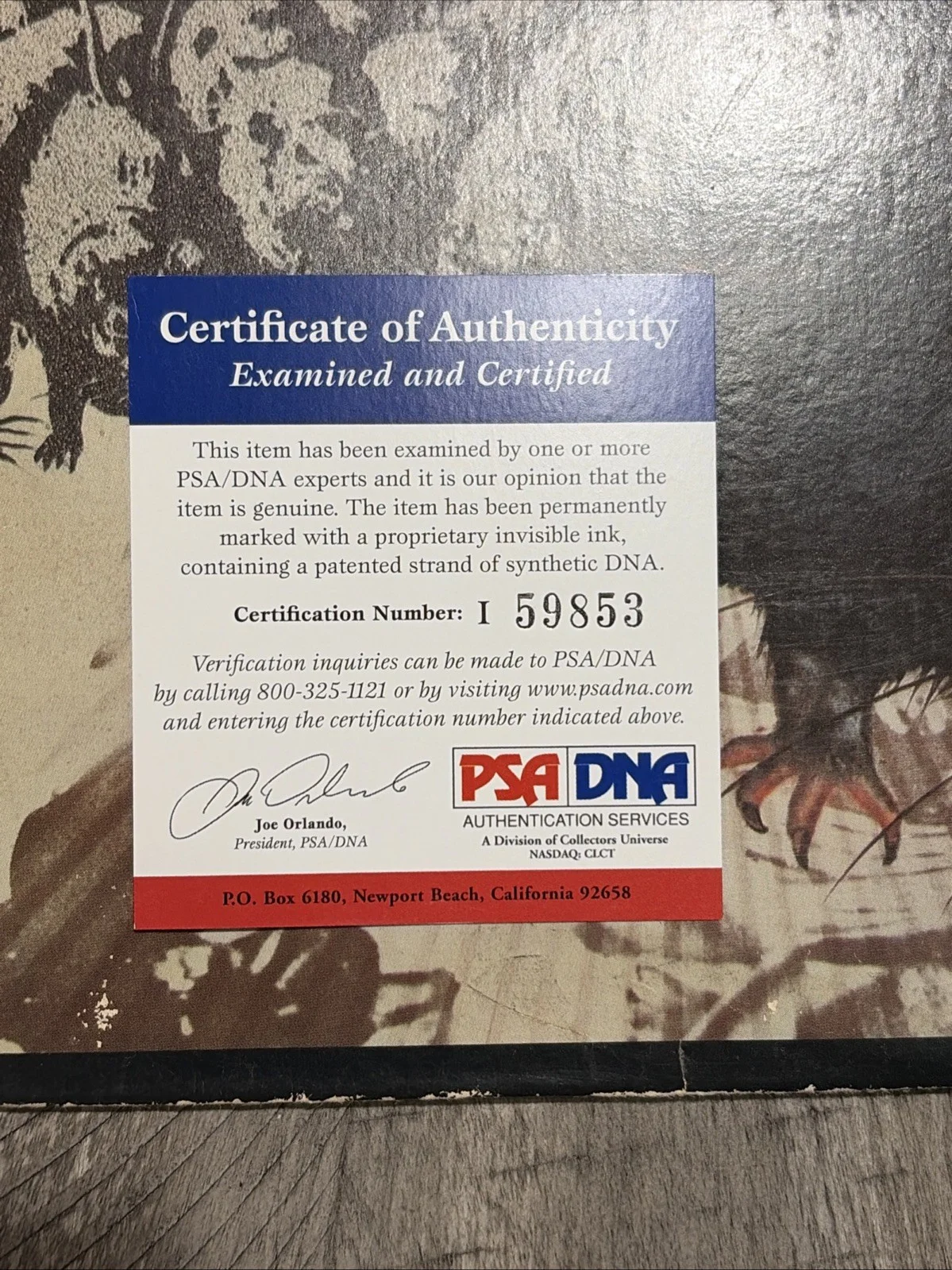 Michael Jackson Rare Ben Signed Autograph PSA/DNA LOA, image 2