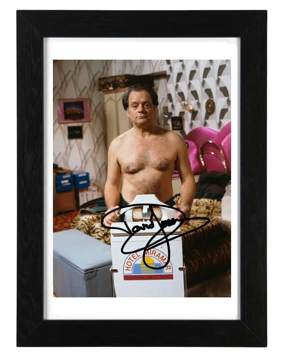 David Jason Signed Autograph PHOTO Pre Print / Framed / Only Fools and Horses, изображение 2