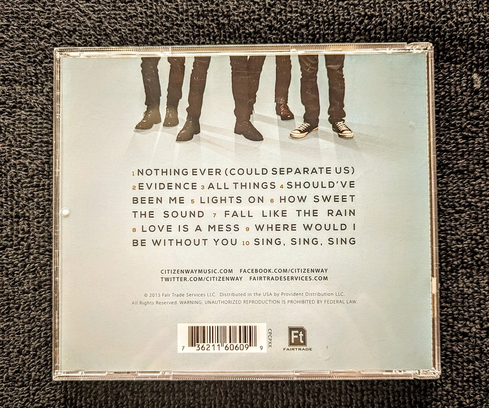 Citizen Way Love Is The Evidence CD & Booklet Signed Autographed Album, изображение 3