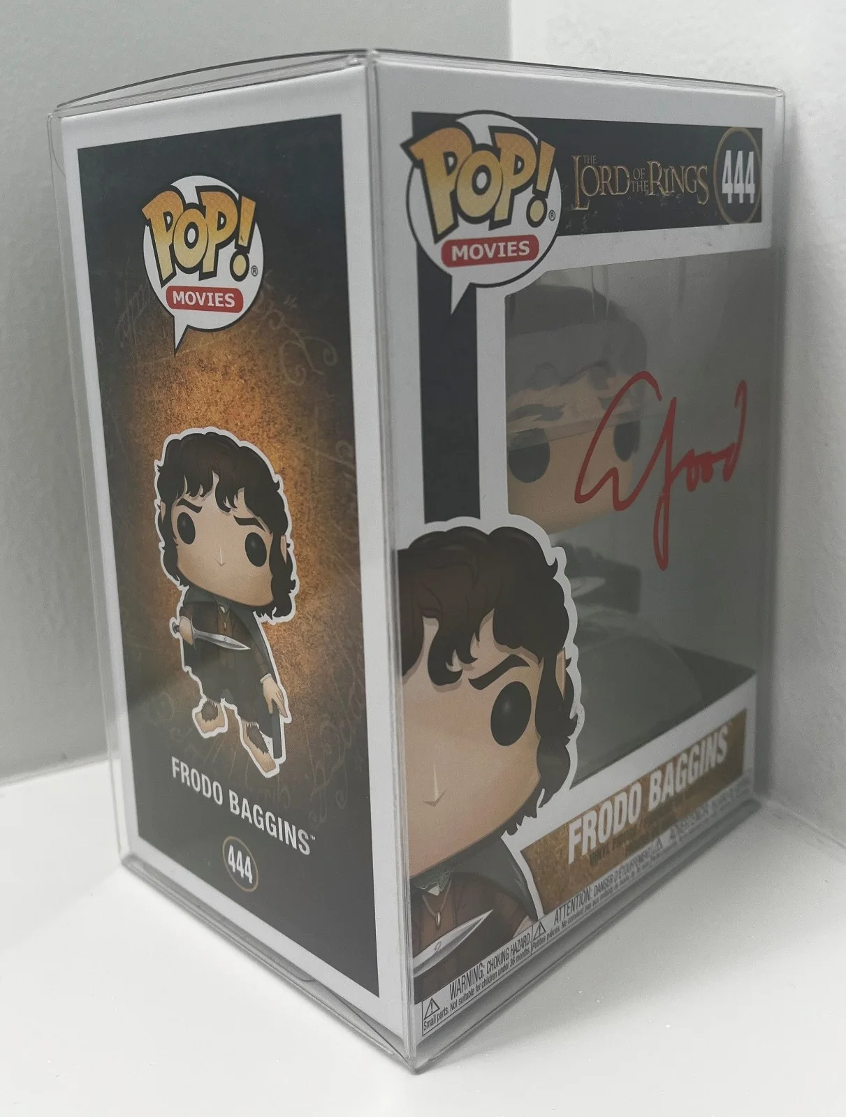 Elijah Wood — Elijah Wood Autographed Frodo Funko Pop OC Celebrity Marketing COA, image 2
