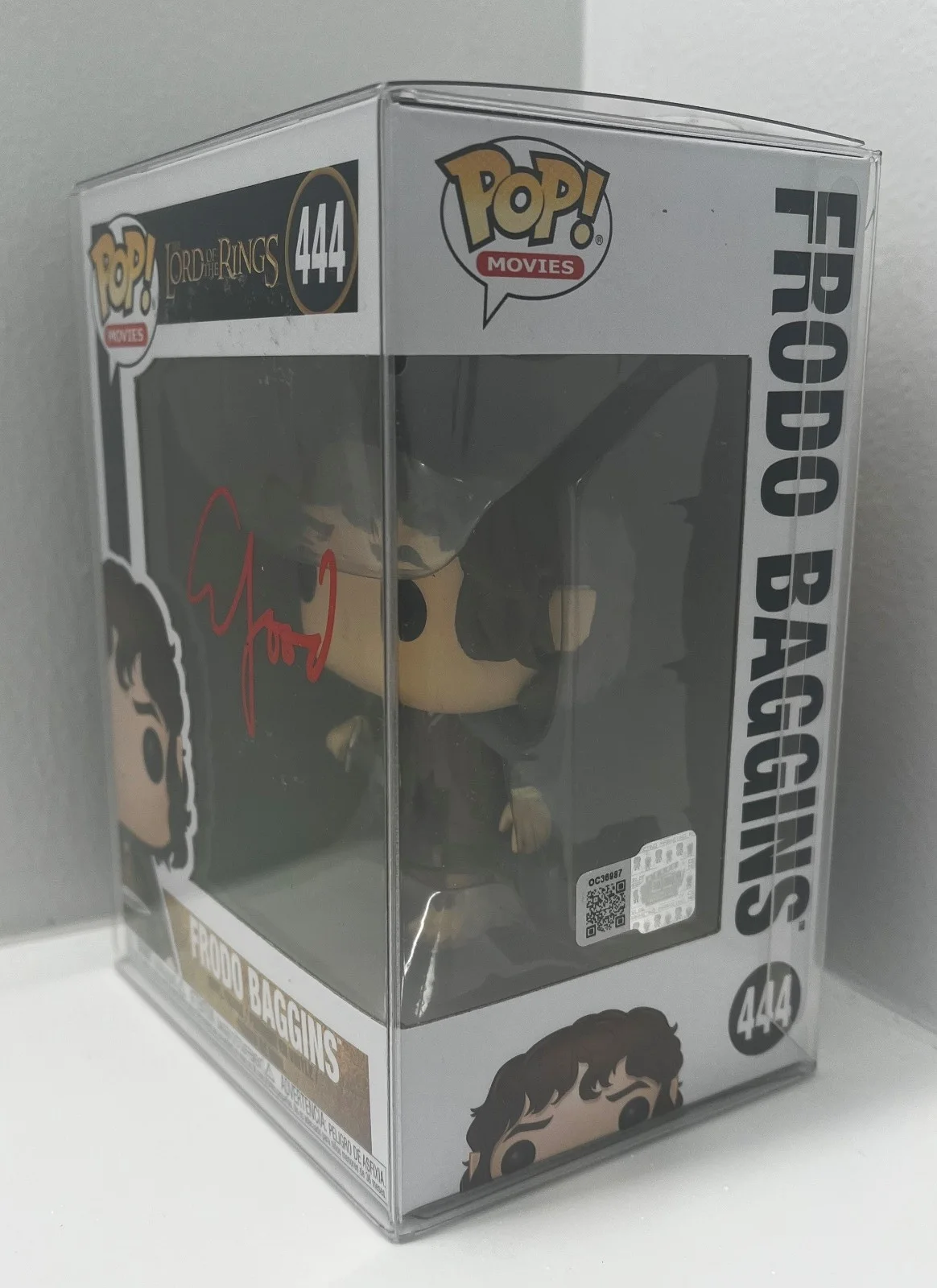 Elijah Wood — Elijah Wood Autographed Frodo Funko Pop OC Celebrity Marketing COA, image 5
