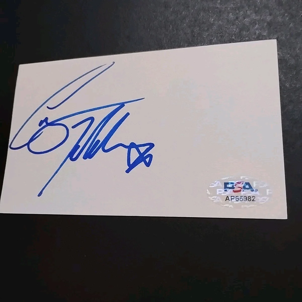 Corey Haim Corey Feldman — Corey Haim Corey Feldman Autographed 3x5 Cuts PSA/DNA Authenticated, image 3