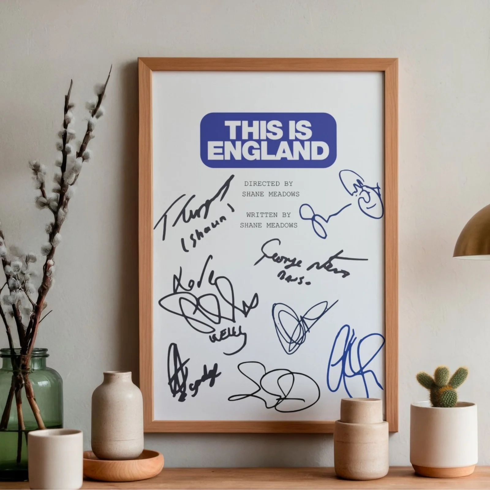 This Is England Inspired Poster A4 Pre-Printed Autograph British Film Wall Art, image 2