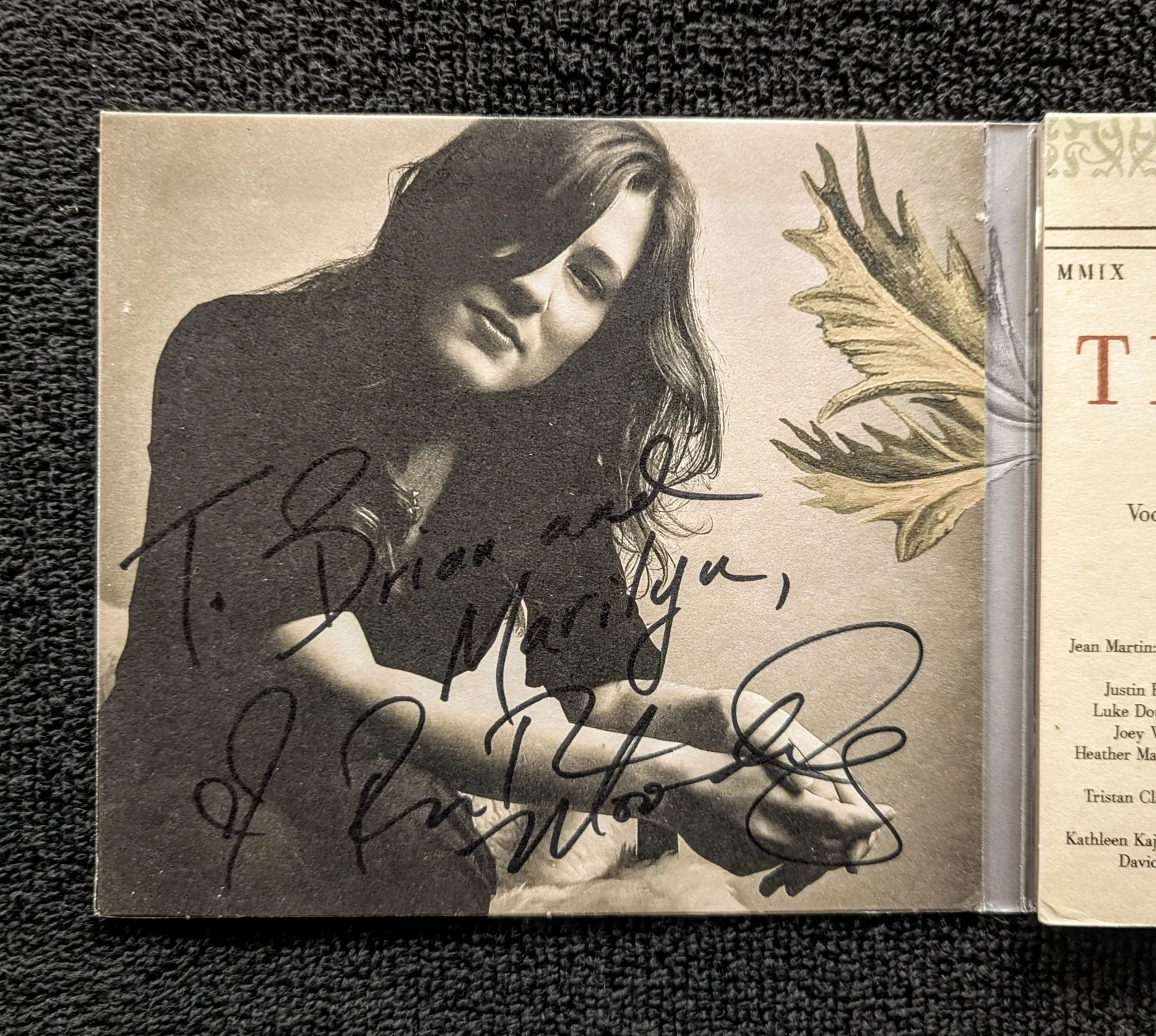 Ruth Moody The Garden Original Music CD & Booklet Signed Autographed Album, изображение 2