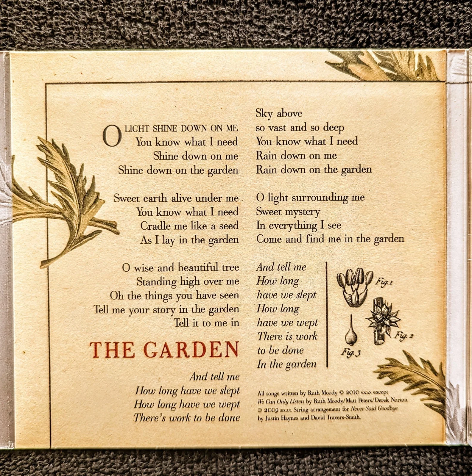Ruth Moody The Garden Original Music CD & Booklet Signed Autographed Album, изображение 4