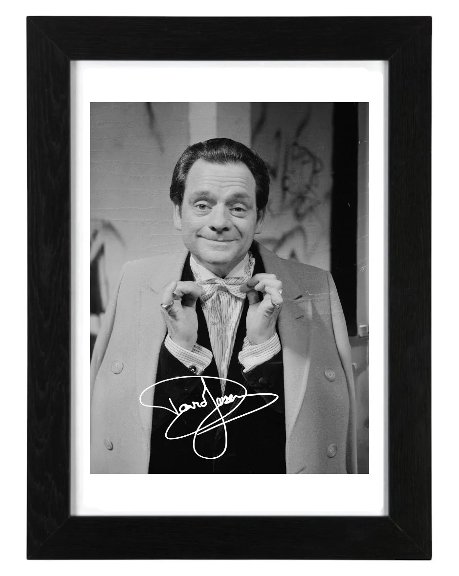 David Jason Signed Autograph PHOTO Pre Print / Framed / Only Fools and Horses, image 2