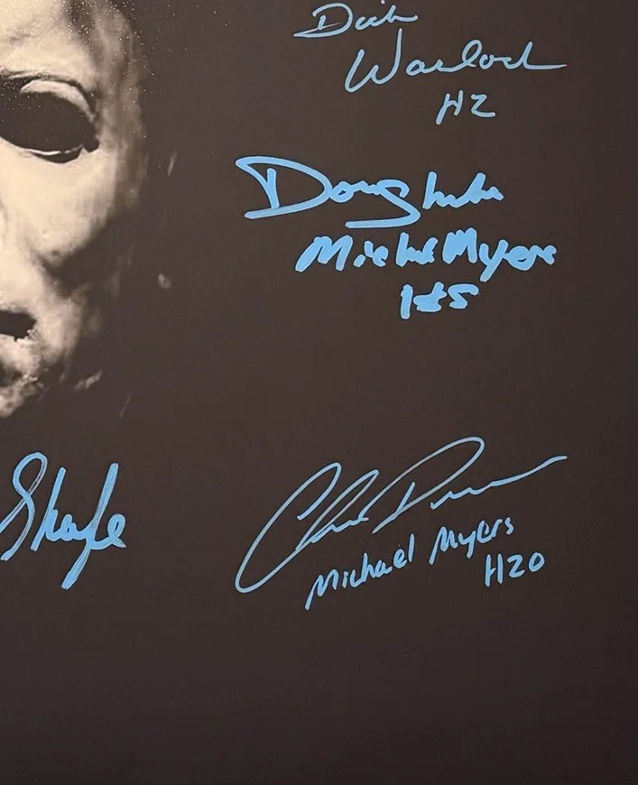 Multiple — Nick Castle + 8 Signed Michael Myers Halloween 16x20 Horror Photo EXACT PROOF A, изображение 3