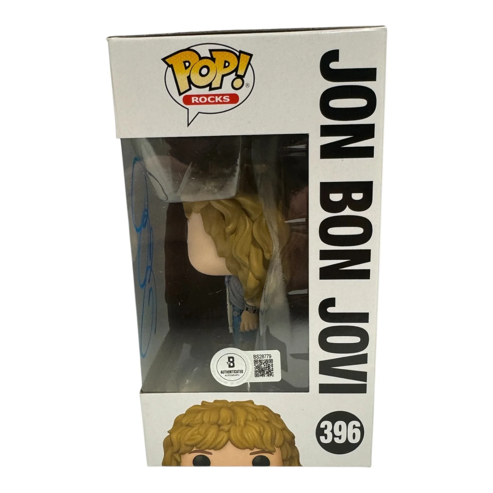 Jon Bon Jovi Signed Autograph Bon Jovi Funko Pop 396 Beckett BAS, изображение 2
