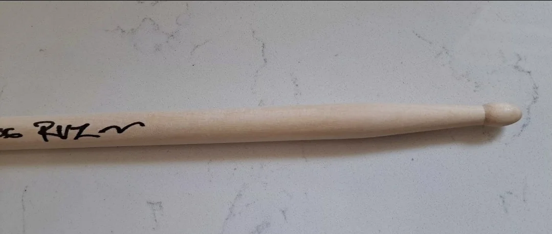 ARTIMUS PYLE Signed & Inscribed Drumstick "RR HOF 2006 RUZ" Lynyrd Skynyrd JSA, image 4