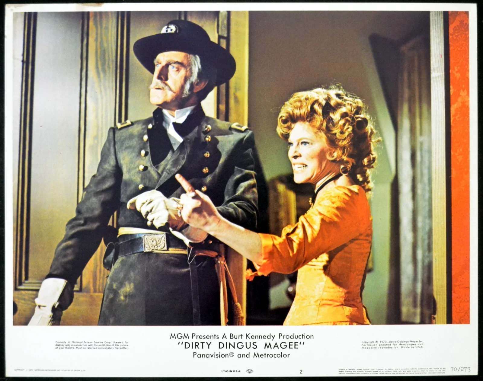 DIRTY DINGUS MAGEE 1970 Frank Sinatra, George Kennedy 7 LOBBY CARDS, image 3