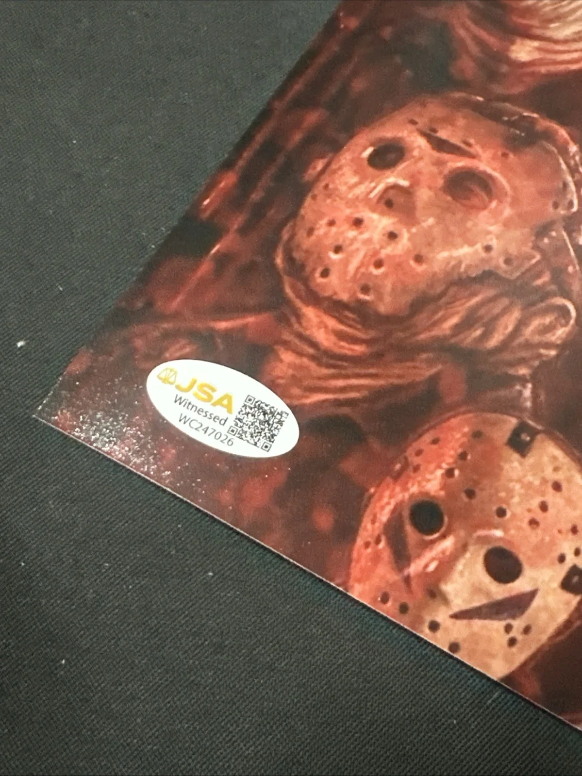 Ari Lehman Signed Jason 1 Friday the 13th 8x10 Photo JSA Certified, изображение 2