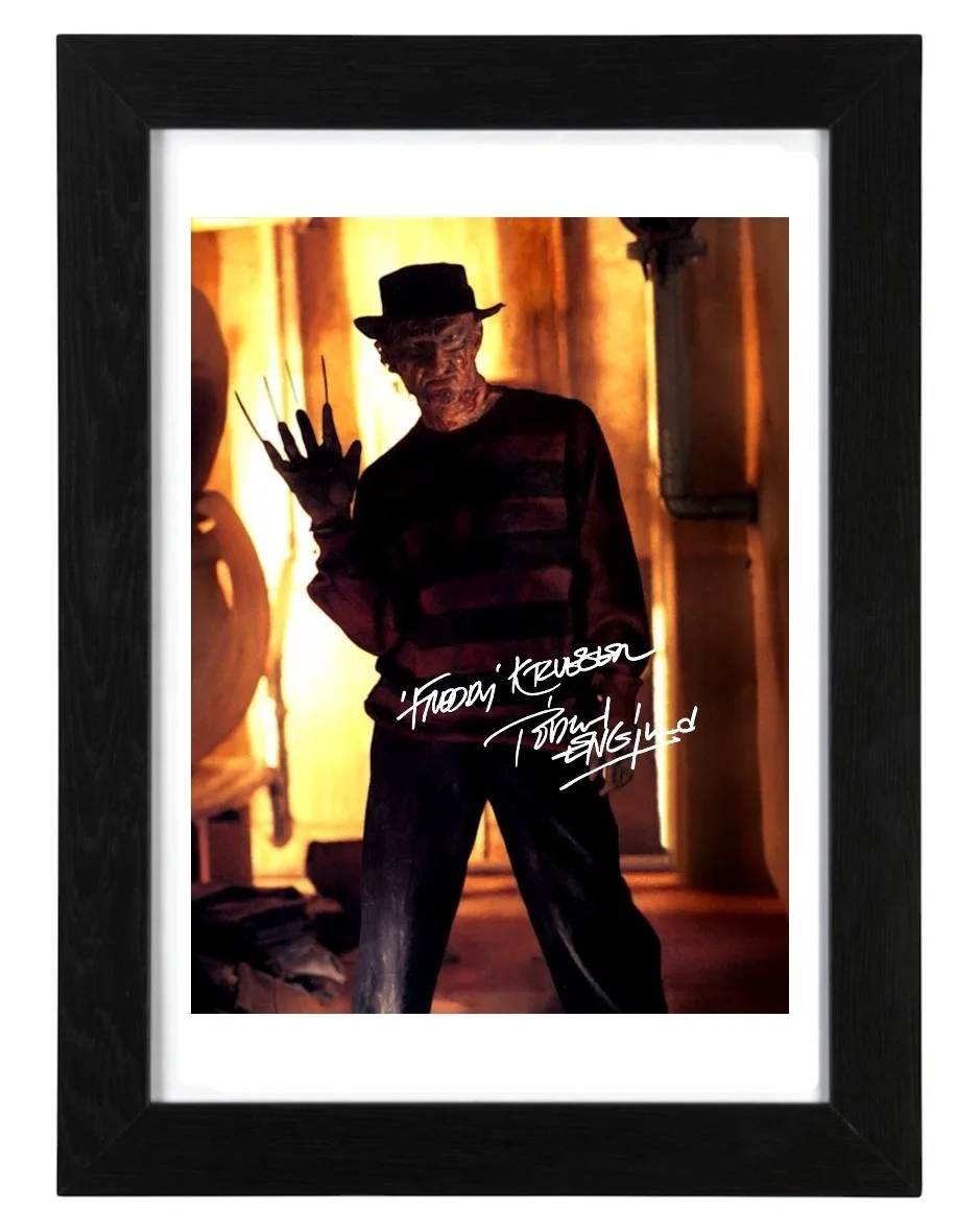 Robert Englund Signed Autograph PHOTO Pre Print / Framed / Freddy, image 2