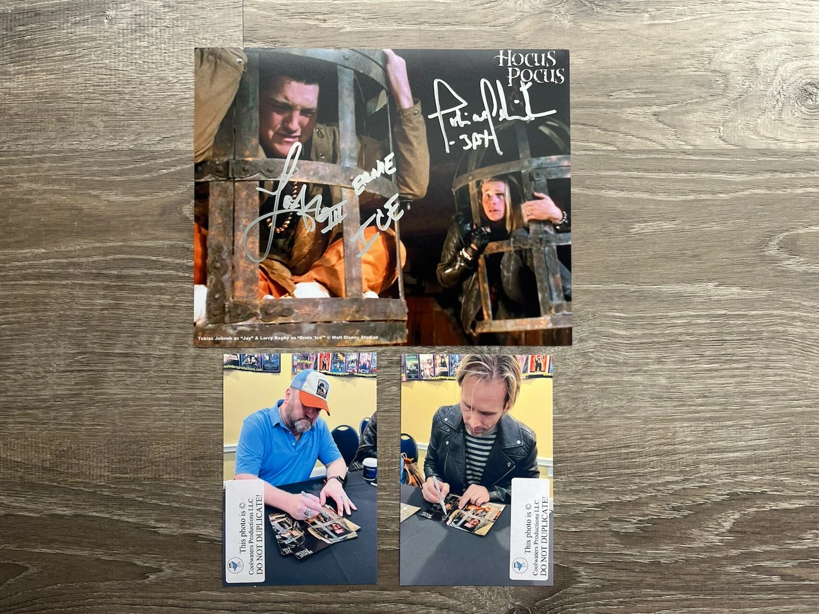 Tobias Jelinek — Tobias Jelinek Larry Bagby Signed Hocus Pocus 8x10 Photo Coolwaters COA Jay Ice