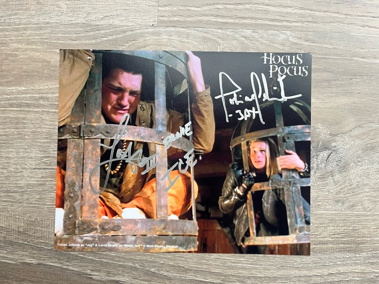 Tobias Jelinek — Tobias Jelinek Larry Bagby Signed Hocus Pocus 8x10 Photo Coolwaters COA Jay Ice, image 2