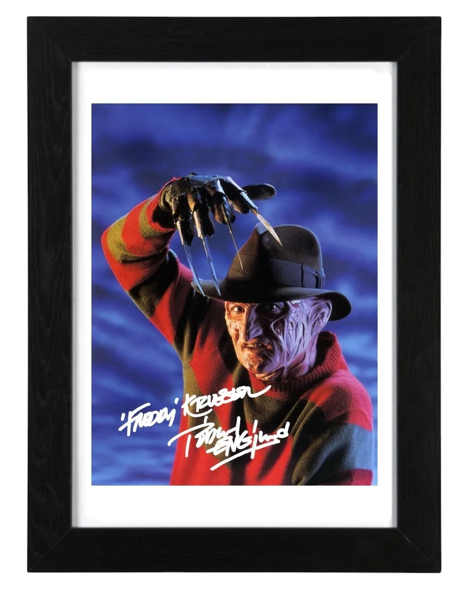 Robert Englund Signed Autograph PHOTO Pre Print / Framed / Freddy, image 2
