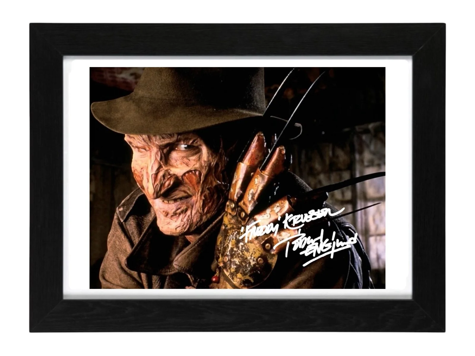 Robert Englund Signed Autograph PHOTO Pre Print / Framed / Freddy, image 2