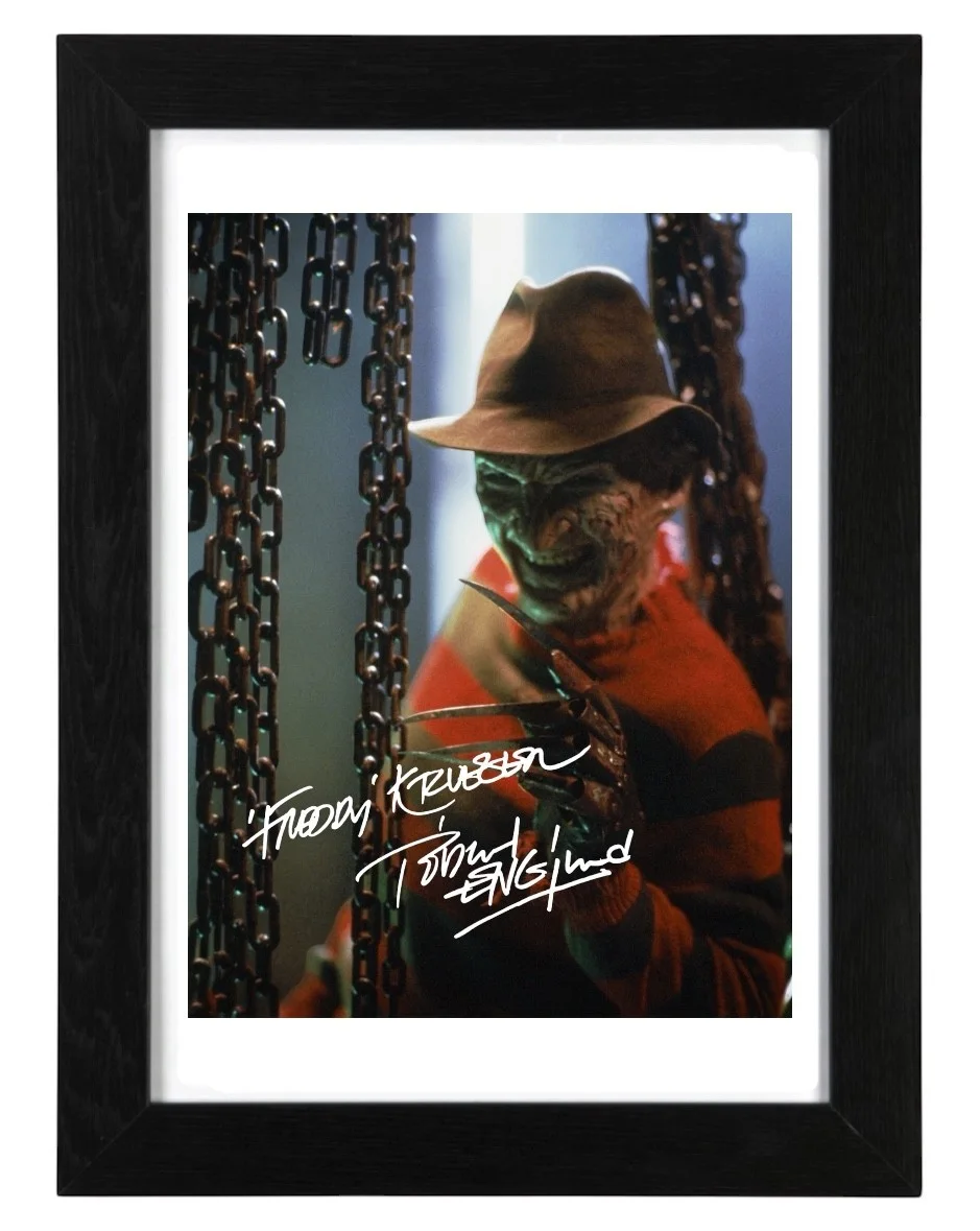 Robert Englund Signed Autograph PHOTO Pre Print / Framed / Freddy, image 2