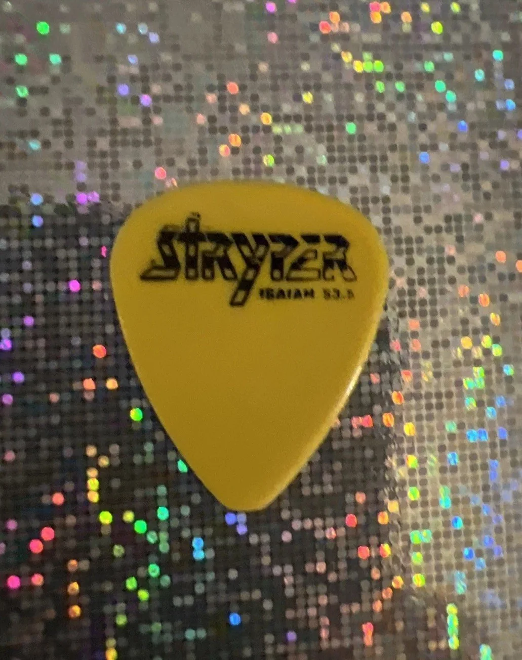 Stryper Michael Sweet Vintage Guitar Pick 1980’s, изображение 4