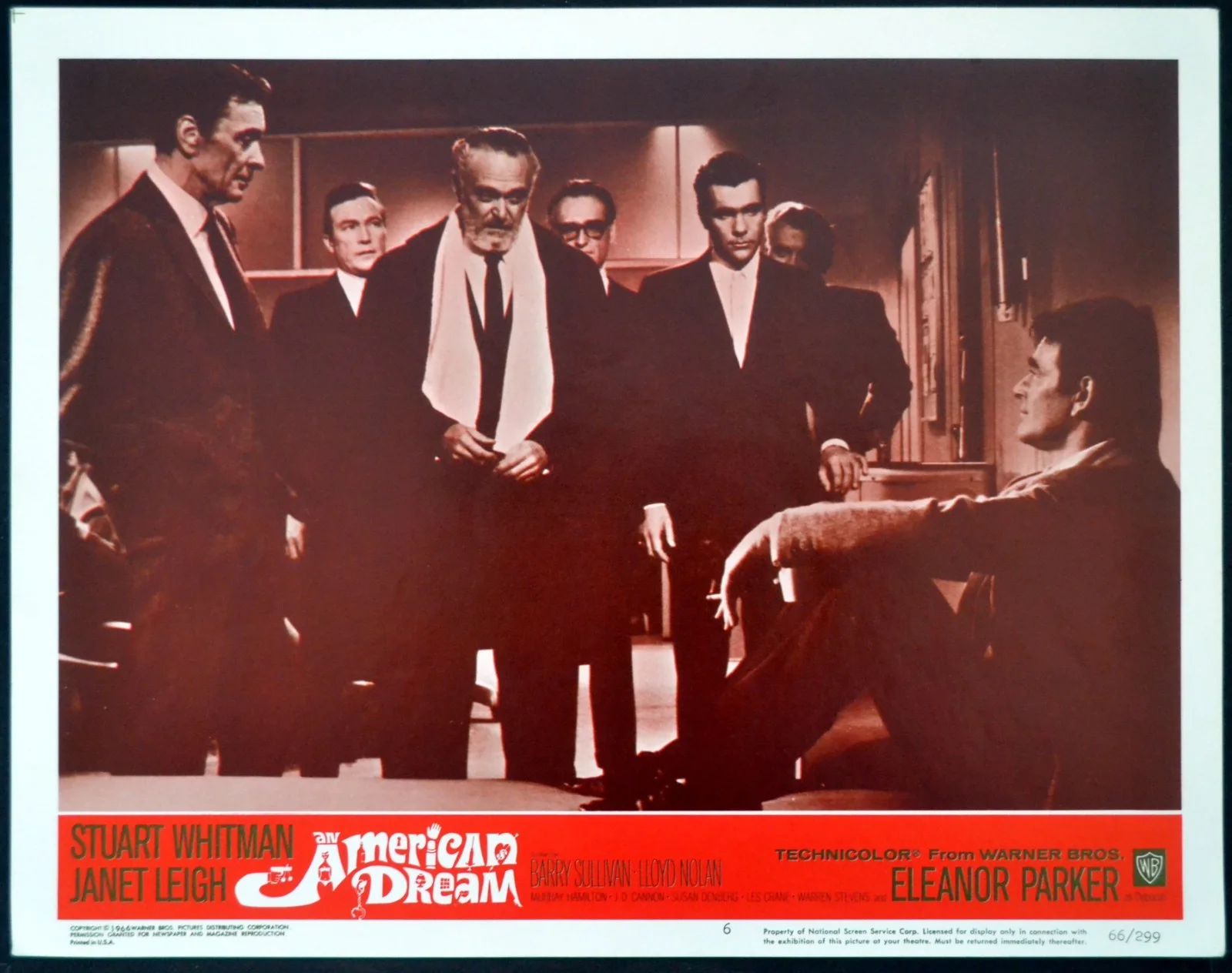 AN AMERICAN DREAM 1966 Stuart Whitman, Norman Mailer 4 LOBBY CARDS, изображение 4