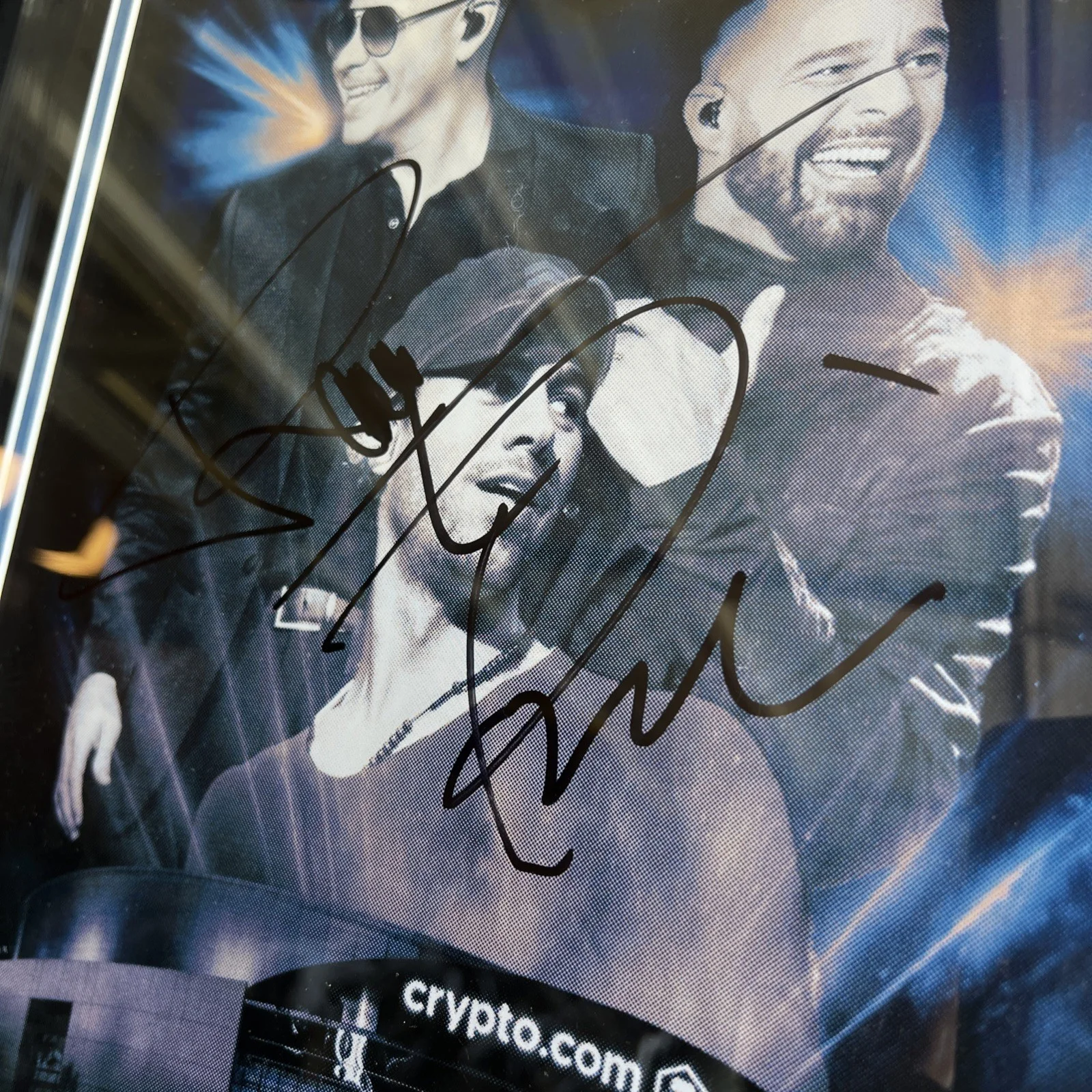 Pitbull Signed Autograph Póster THE TRILOGY TOUR 14 X 17 JSA Authenticity, image 2
