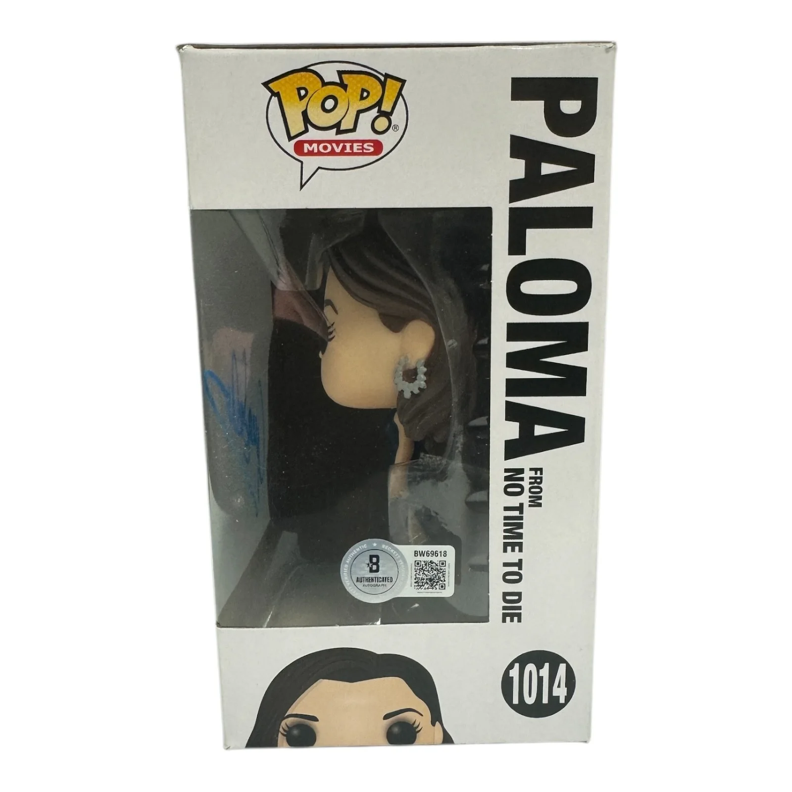 ANA DE ARMAS — ANA DE ARMAS SIGNED AUTOGRAPH JAMES BOND FUNKO POP 1014 BECKETT BAS 007 PALOMA, image 2