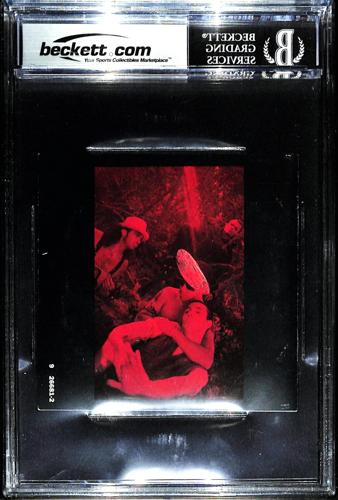 RED HOT CHILI PEPPERS Anthony Kiedis & Flea Signed CD Jacket BECKETT BAS SLABBED, изображение 2