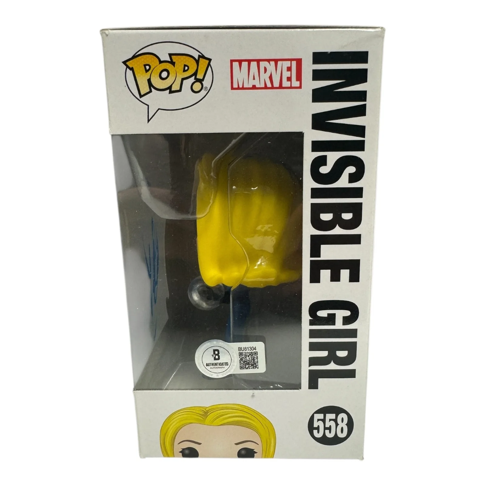 JESSICA ALBA — JESSICA ALBA SIGNED AUTOGRAPH FUNKO POP 558 FANTASTIC FOUR BECKETT BAS, изображение 2