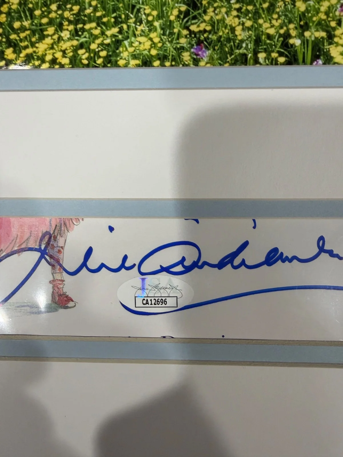 Julie Andrews signed “ Sound of Music “ Autograph Display with JSA Cert, image 2