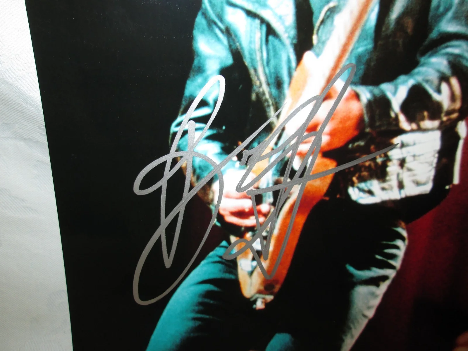 BRUCE SPRINGSTEEN 8"X10" PHOTOGRAPH SIGNED 2004 IN NEW YORK CITY WITH COA, image 4