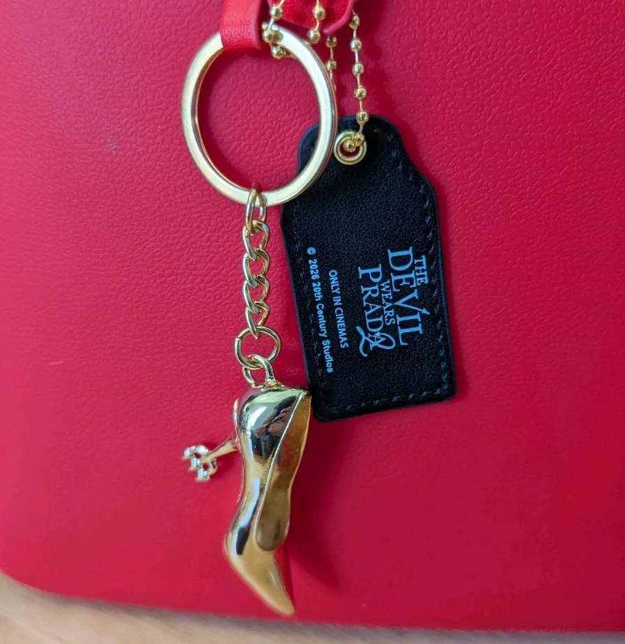 Odeon Devil Wears PRADA 2 Handbag Popcorn Bucket & "Devil" Heels Keyring | NEW, image 4