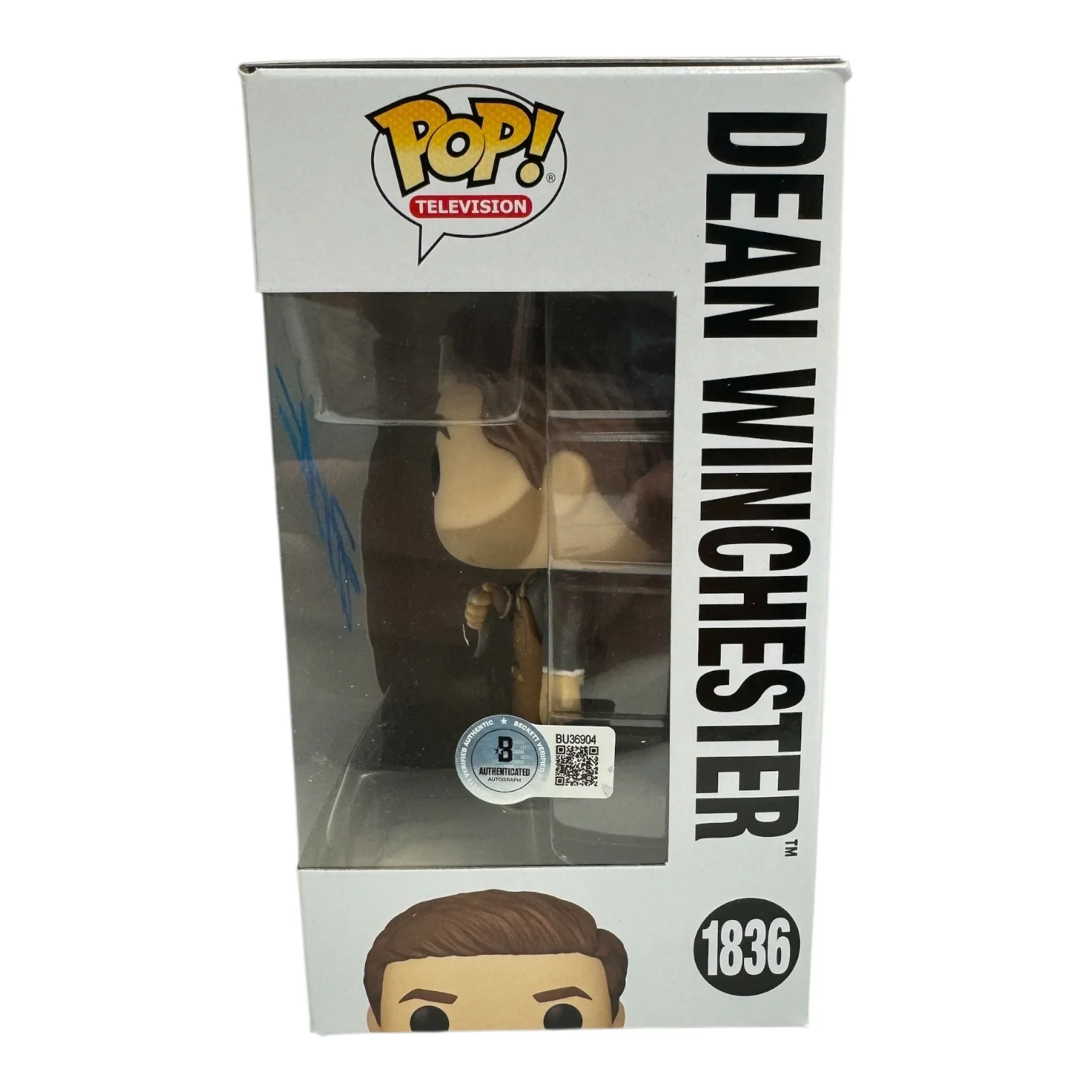 Jensen Ackles — Jensen Ackles Signed Autograph Supernatural Funko Pop 1836 Chase Beckett Dean, image 2