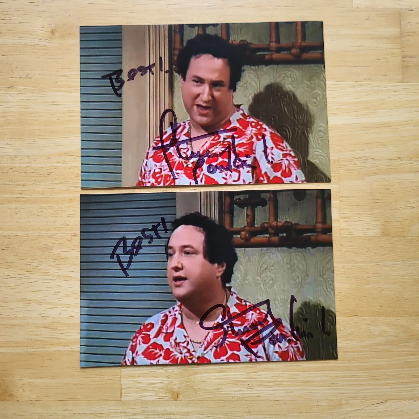 Stuart Pankin — Stuart Pankin The Golden Girls Dinosaurs Hand Signed 4x6 Autograph Photos