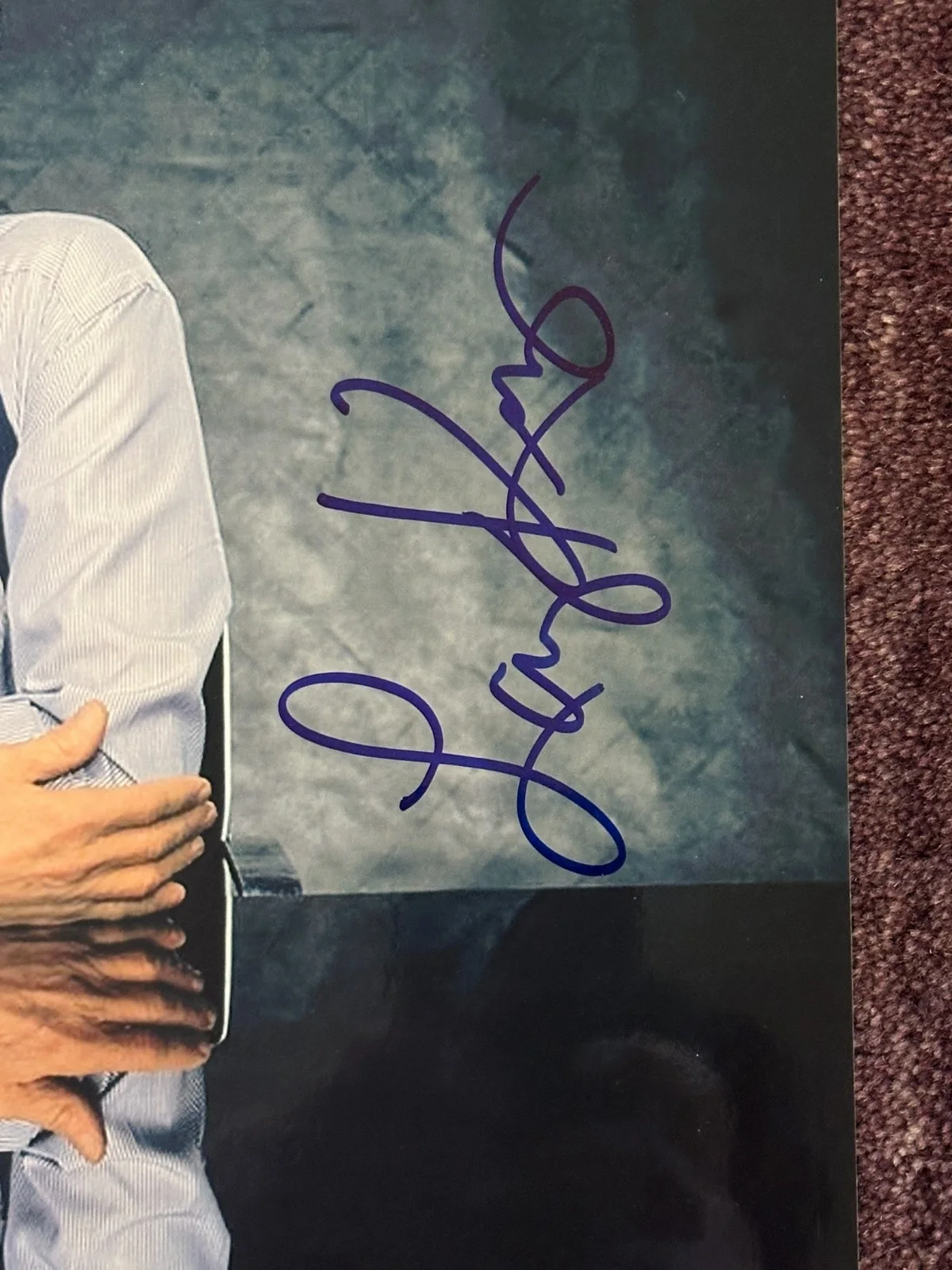 CHRISTOPHER LLOYD — LARRY KING Signed 11x14 PHOTO Beckett (BAS) Authenticated, image 2