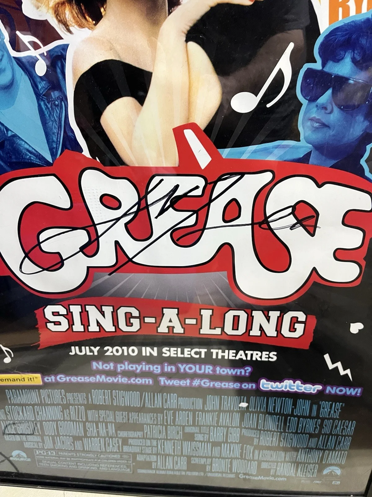 Autographed Grease Poster (signed by John Travolta) - 27x40” & Fan Club Letter, изображение 2