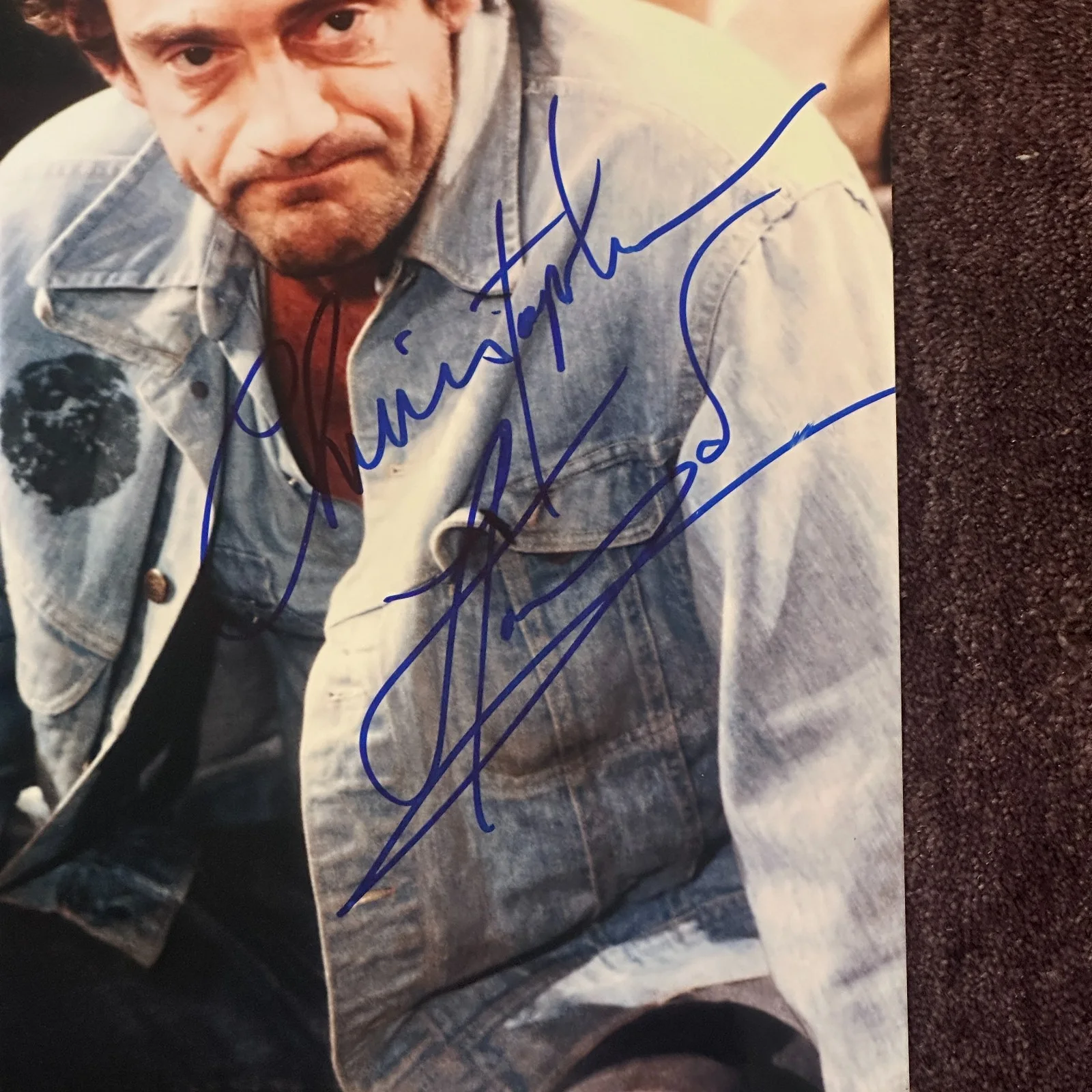 CHRISTOPHER LLOYD — CHRISTOPHER LLOYD Signed 11x14 PHOTO Beckett (BAS) Authenticated, image 2