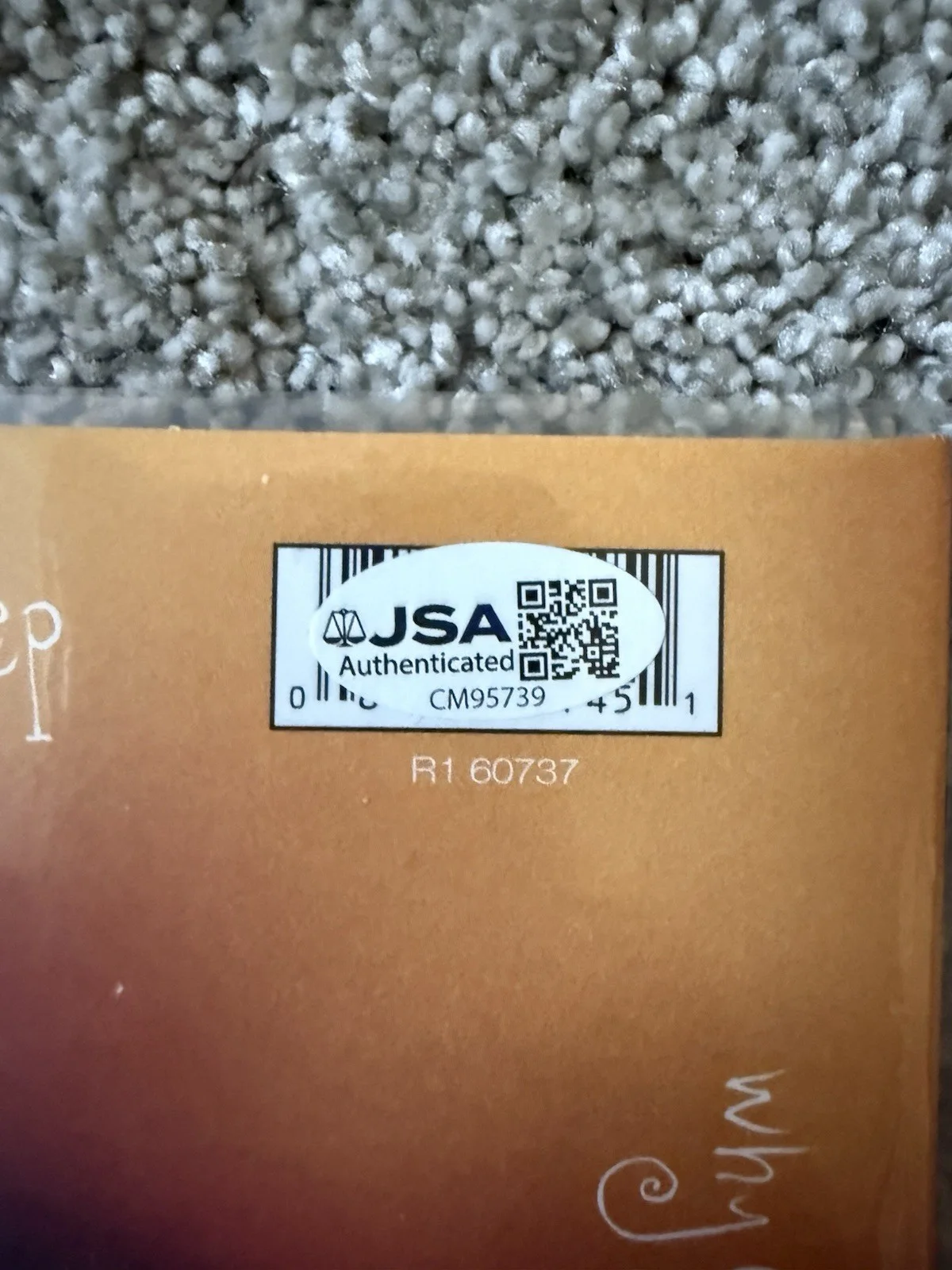 ROBERT SMITH SIGNED KISS ME VINYL THE CURE W/JSA COA, изображение 2