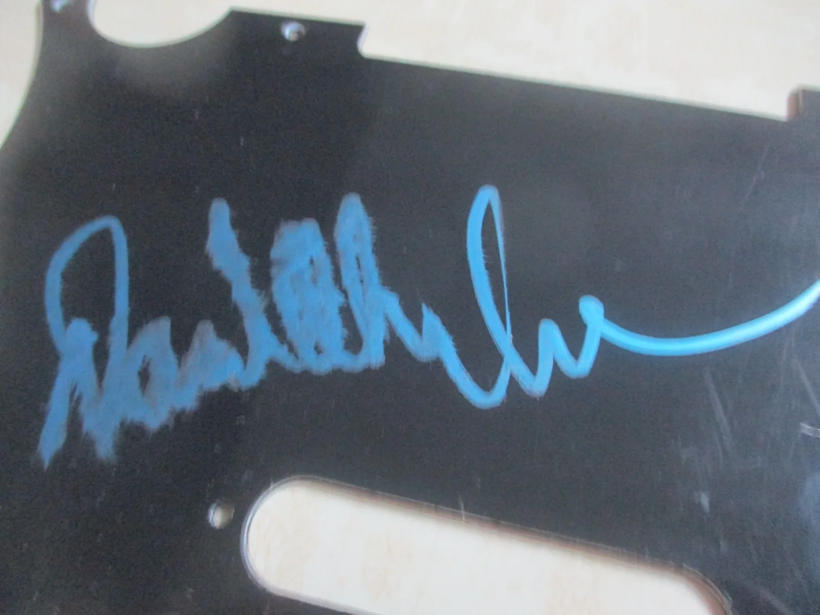 DAVID ALLAN COE (RIP) signed/autographed black pick guard #2, image 4