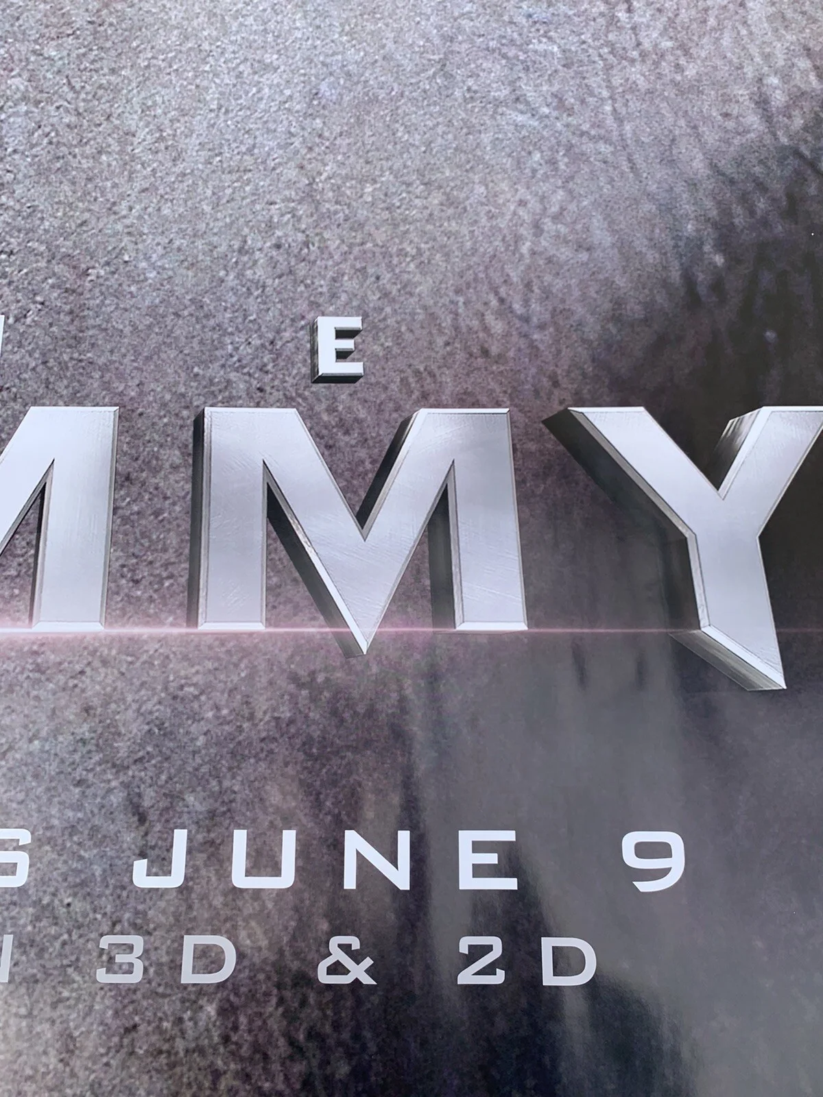MUMMY ADVANCE MOVIE CINEMA POSTERS 40 X 30 QUAD ORIGINAL 2017, image 3
