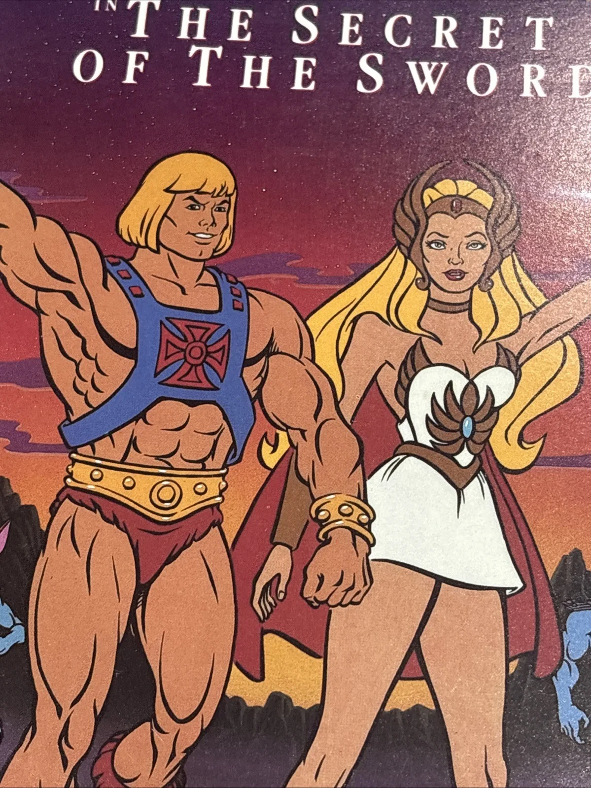 HeMan The Masters Universe SheRa Original MOTU Cinema Poster Lobby Flier 80s, изображение 5