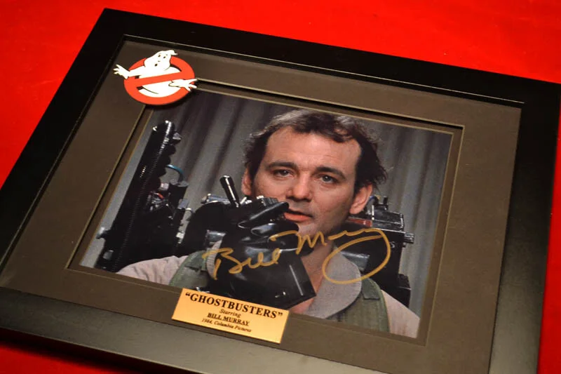 BILL MURRAY, DAN AYKROYD — Ghostbusters BILL MURRAY DAN AYKROYD Signed Autograph, FRAME COA UACC RD#228 DVD, image 3