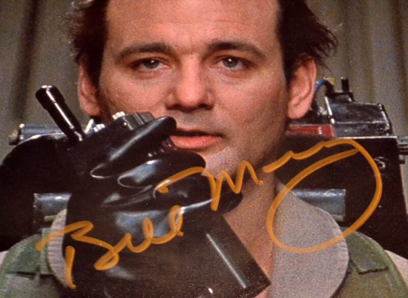 BILL MURRAY, DAN AYKROYD — Ghostbusters BILL MURRAY DAN AYKROYD Signed Autograph, FRAME COA UACC RD#228 DVD, image 4
