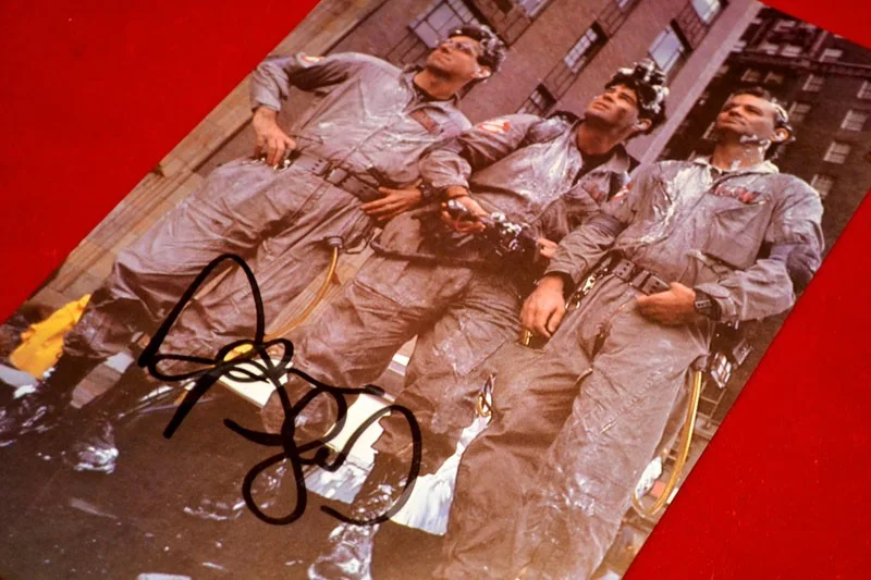 BILL MURRAY, DAN AYKROYD — Ghostbusters BILL MURRAY DAN AYKROYD Signed Autograph, FRAME COA UACC RD#228 DVD, image 5