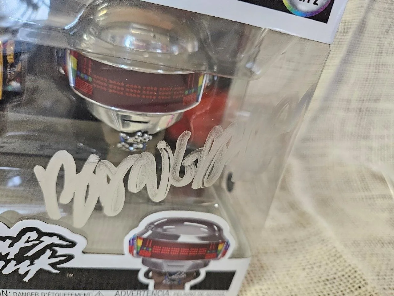 BANGALTER GUY MAN HOMEM CHRISTO DAFT PUNK 2X SIGNED AUTOGRAPHED FUNKO POP! COA, изображение 4