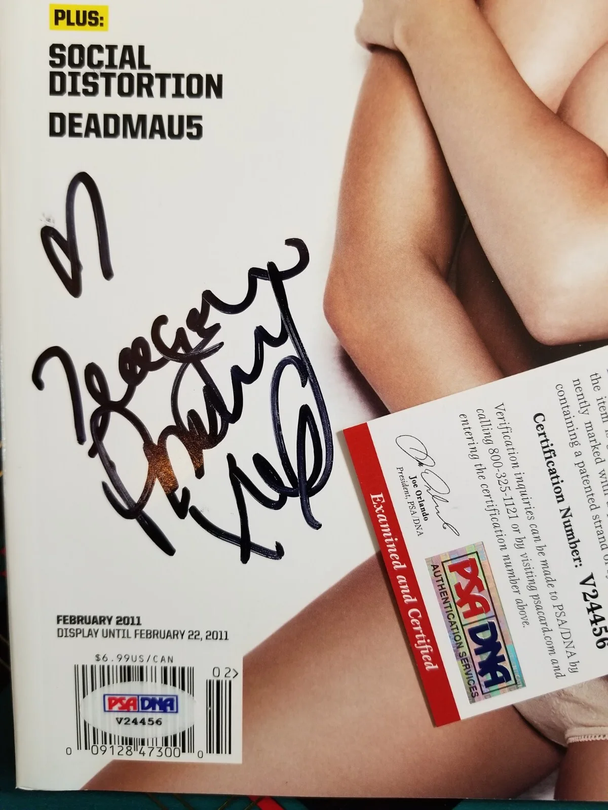 teagan presley — Teagan Presley Signed Inked Magazine PSA Coa Porn Star Tattoo Model Celebrity, image 2