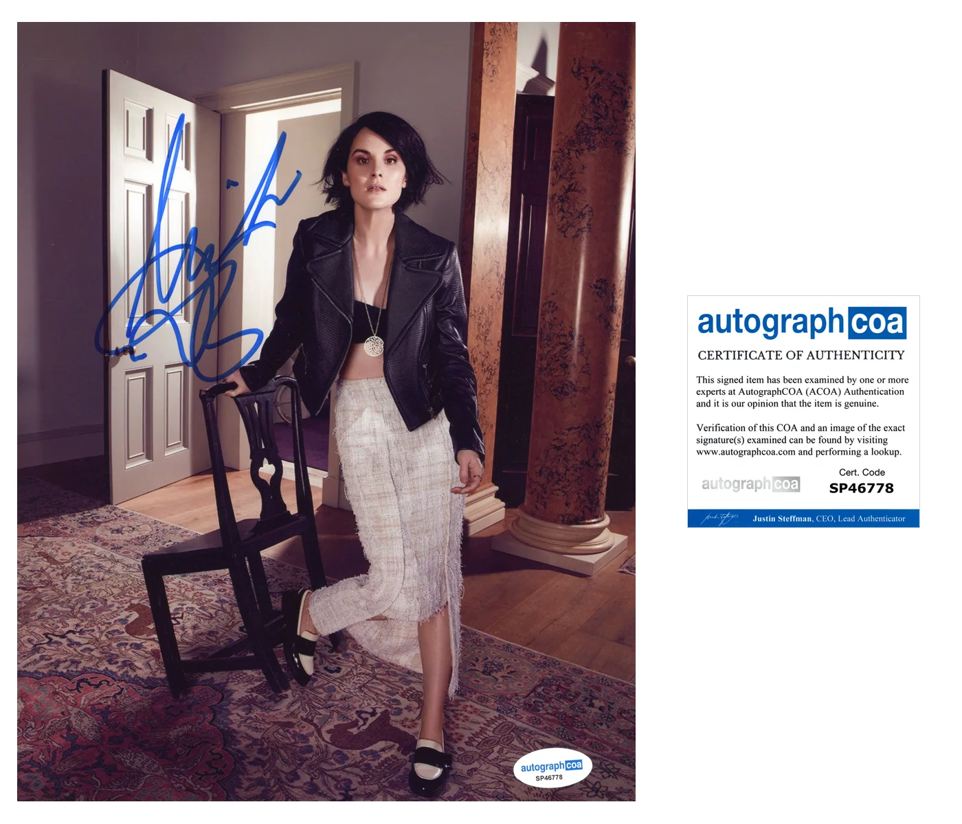 Michelle Dockery Sexy Autographed Signed 8x10 Photo ACOA, image 2