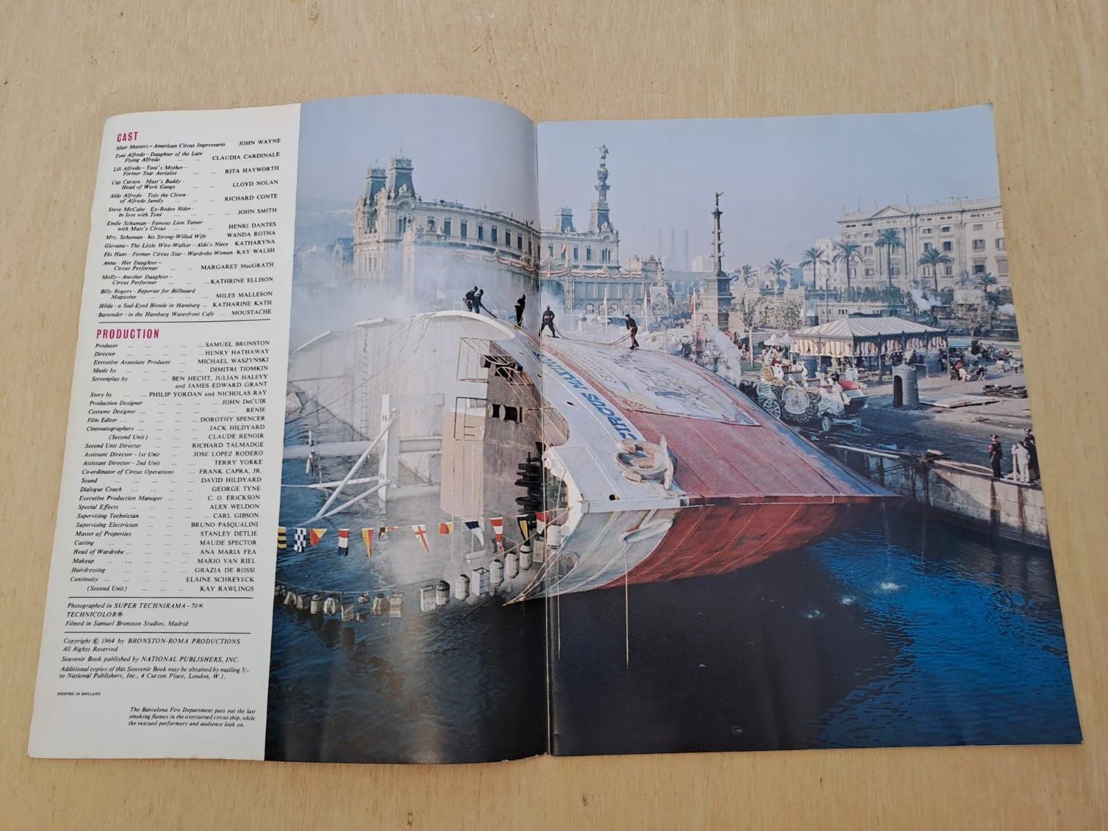 The Magnificent Showman Original Movie Brochure 1964, изображение 3