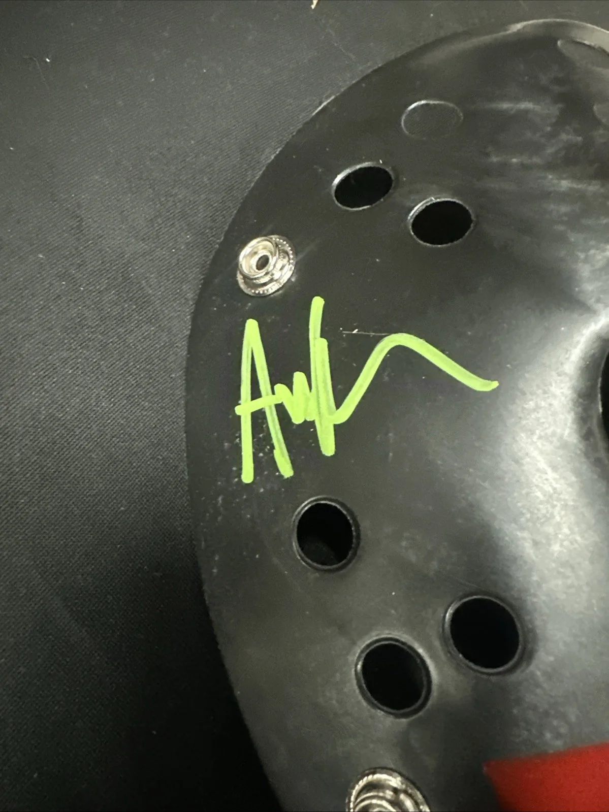 Ari Lehman Signed Jason 1 Friday The 13th Hockey Mask Black Mask JSA COA, image 2